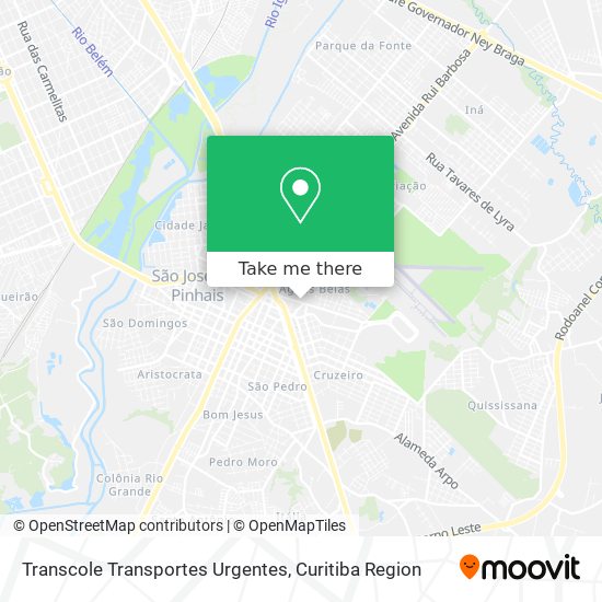 Transcole Transportes Urgentes map