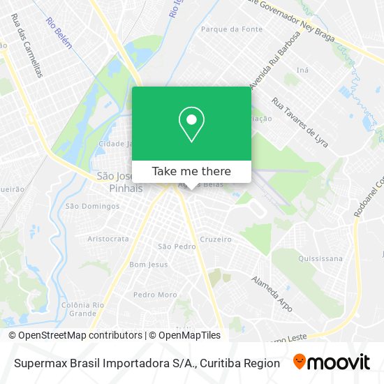 Supermax Brasil Importadora S / A. map