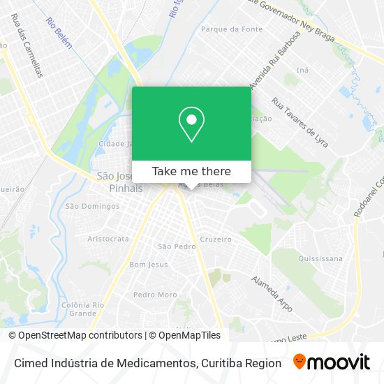 Cimed Indústria de Medicamentos map