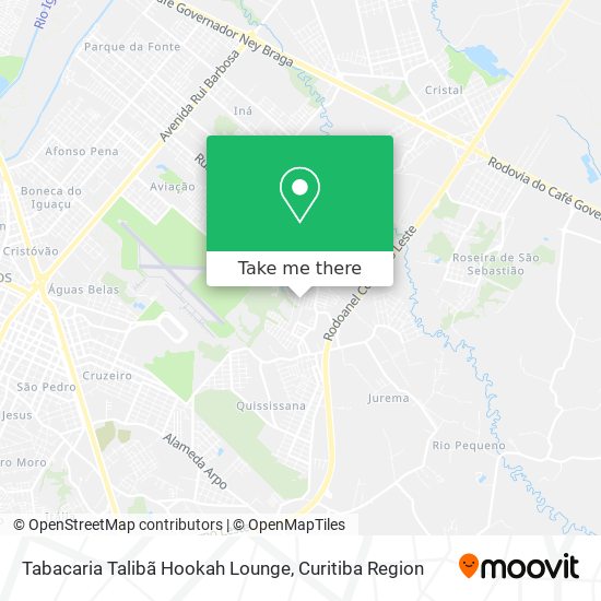 Tabacaria Talibã Hookah Lounge map