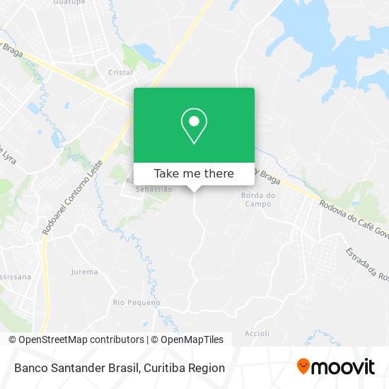 Banco Santander Brasil map