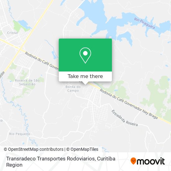 Transradeco Transportes Rodoviarios map