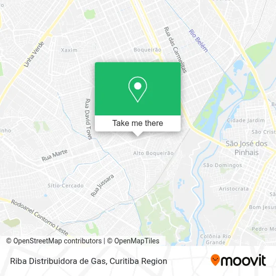 Riba Distribuidora de Gas map