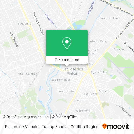 Rls Loc de Veiculos Transp Escolar map