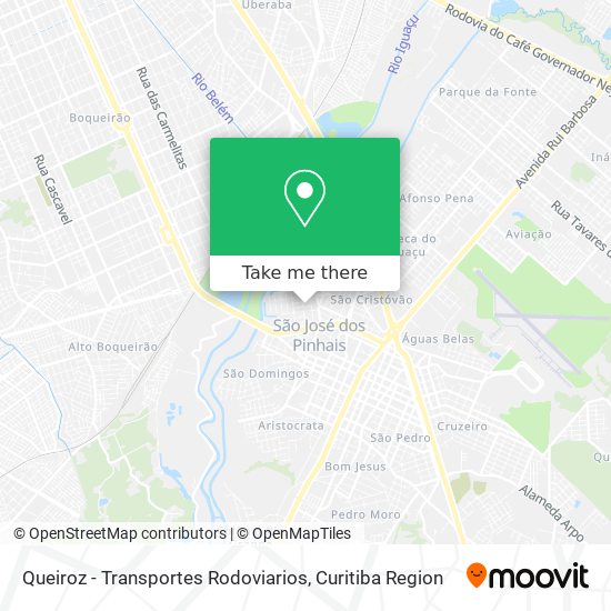 Queiroz - Transportes Rodoviarios map