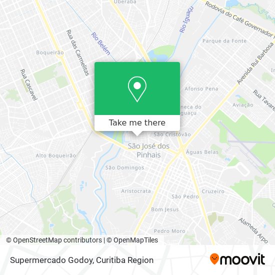 Supermercado Godoy map