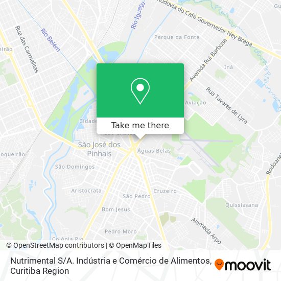 Nutrimental S / A. Indústria e Comércio de Alimentos map