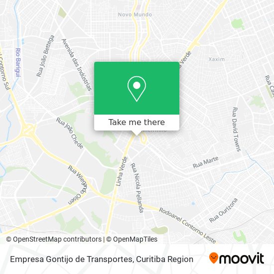 Empresa Gontijo de Transportes map