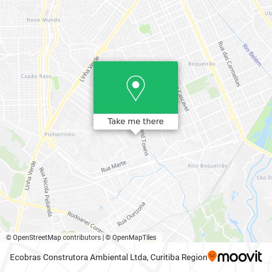 Ecobras Construtora Ambiental Ltda map