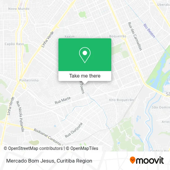 Mercado Bom Jesus map