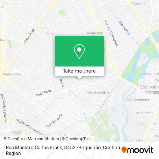 Rua Maestro Carlos Frank, 3452 -Boqueirão map