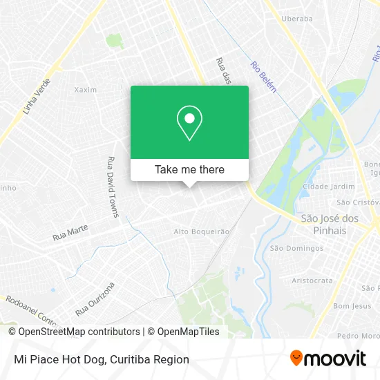 Mi Piace Hot Dog map