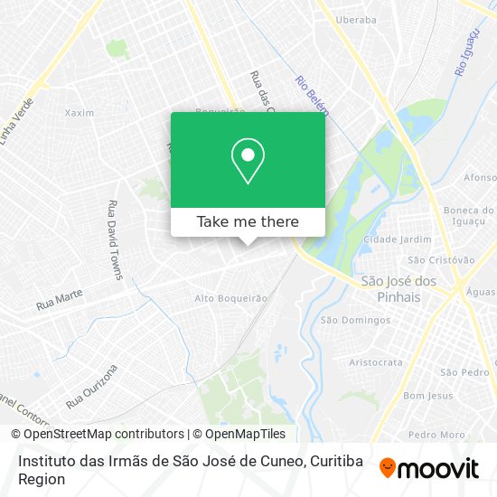 Instituto das Irmãs de São José de Cuneo map