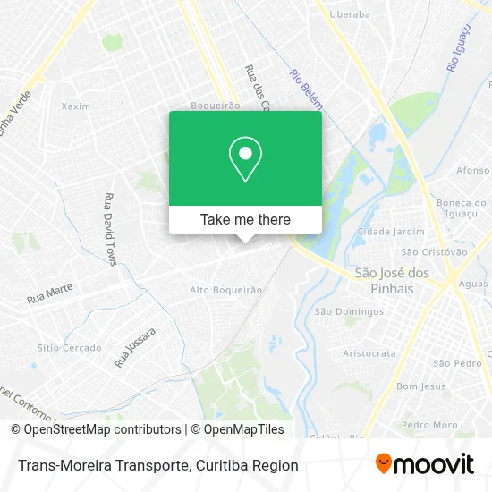 Trans-Moreira Transporte map