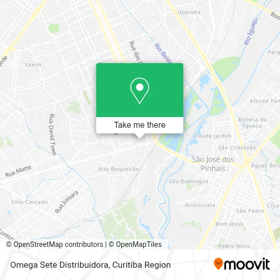 Omega Sete Distribuidora map