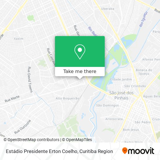 Estádio Presidente Erton Coelho map