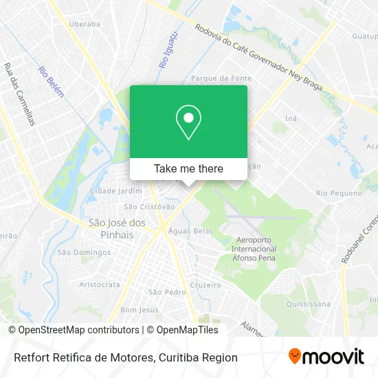 Retfort Retifica de Motores map