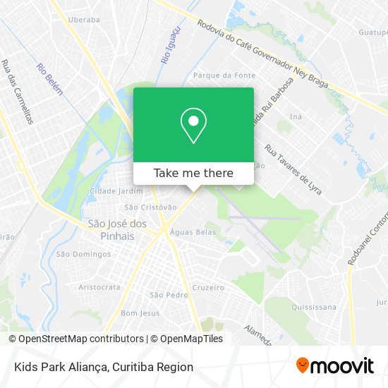 Kids Park Aliança map