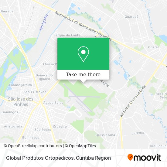 Global Produtos Ortopedicos map