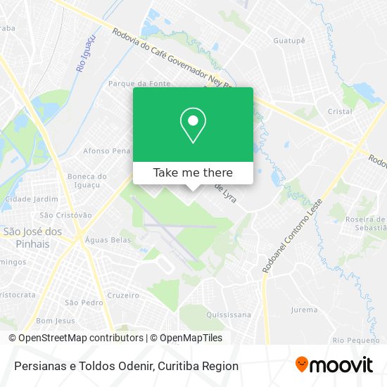 Persianas e Toldos Odenir map