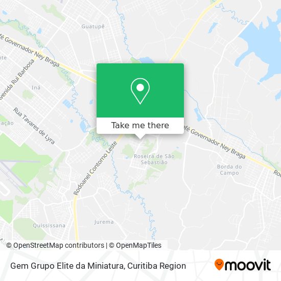 Mapa Gem Grupo Elite da Miniatura