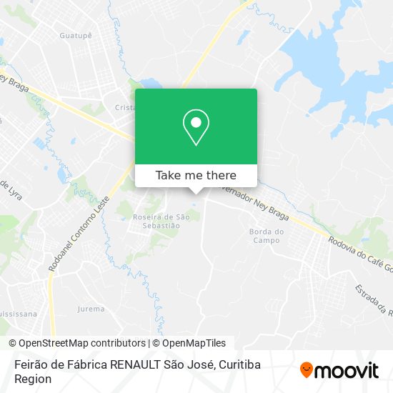 Feirão de Fábrica RENAULT São José map