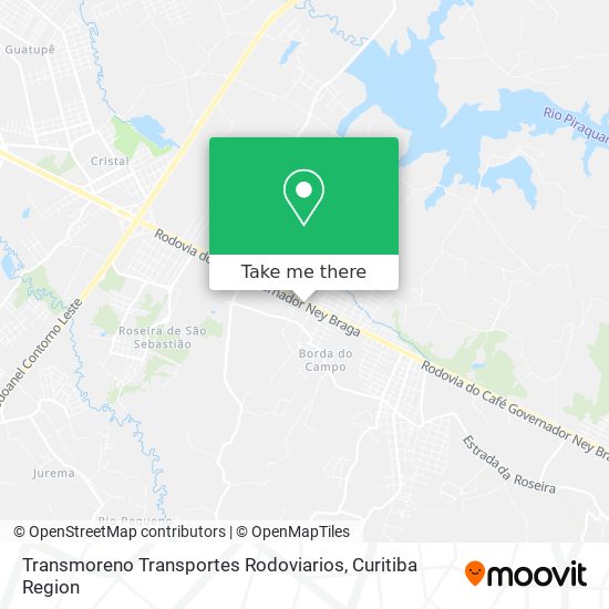 Transmoreno Transportes Rodoviarios map