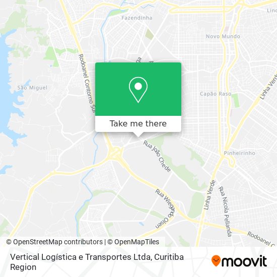 Vertical Logística e Transportes Ltda map