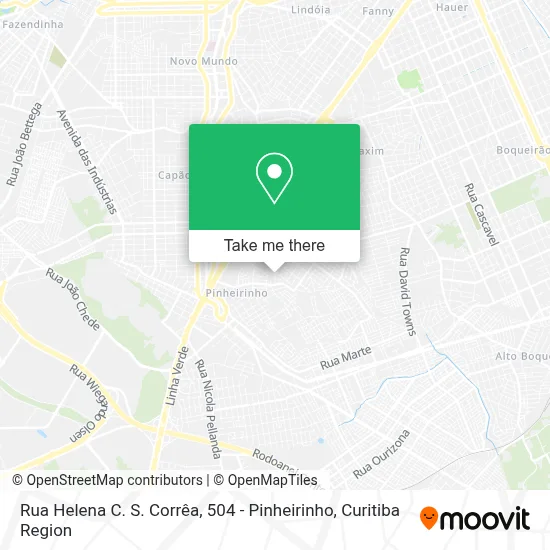 Rua Helena C. S. Corrêa, 504 - Pinheirinho map