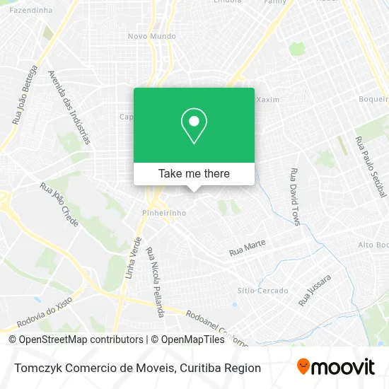 Tomczyk Comercio de Moveis map