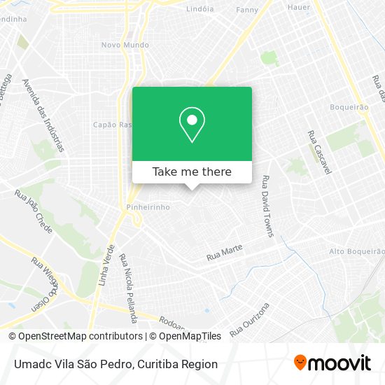 Umadc Vila São Pedro map