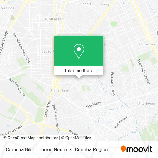 Comi na Bike Churros Gourmet map