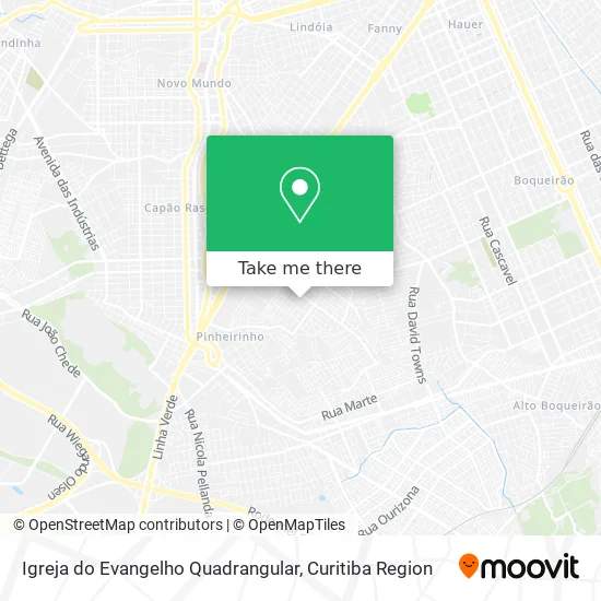 Igreja do Evangelho Quadrangular map