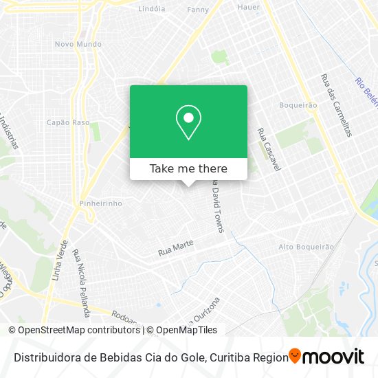 Distribuidora de Bebidas Cia do Gole map