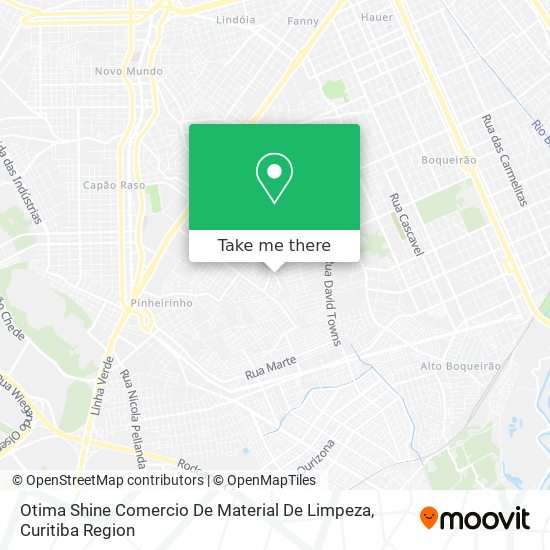 Otima Shine Comercio De Material De Limpeza map