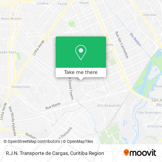 R.J.N. Transporte de Cargas map