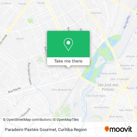 Paradeiro Pastéis Gourmet map