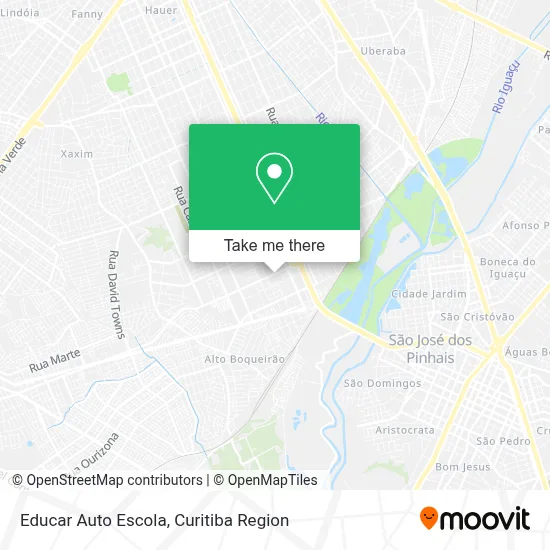 Educar Auto Escola map