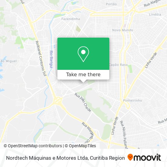 Nordtech Máquinas e Motores Ltda map