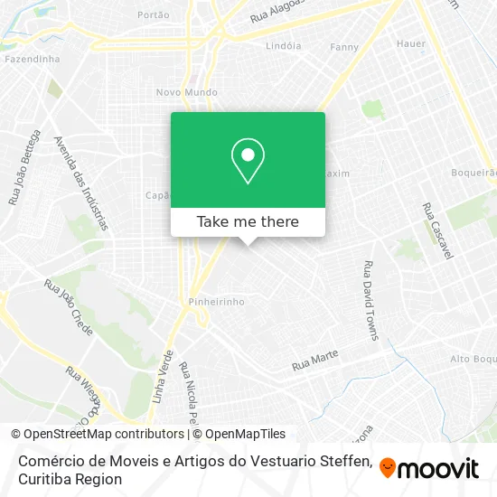 Comércio de Moveis e Artigos do Vestuario Steffen map