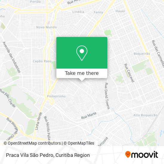 Praca Vila São Pedro map