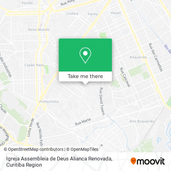 Mapa Igreja Assembleia de Deus Alianca Renovada