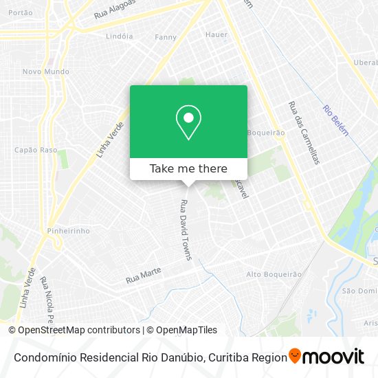 Mapa Condomínio Residencial Rio Danúbio