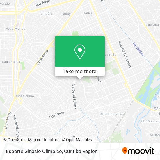 Esporte Ginasio Olimpico map