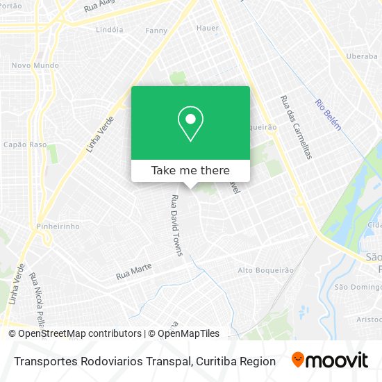 Mapa Transportes Rodoviarios Transpal