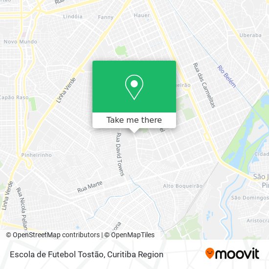 Escola de Futebol Tostão map