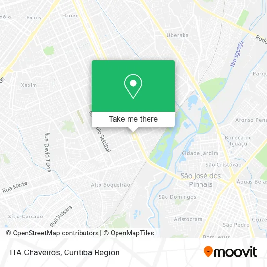ITA Chaveiros map