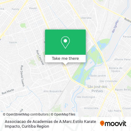 Associacao de Academias de A.Marc.Estilo Karate Impacto map