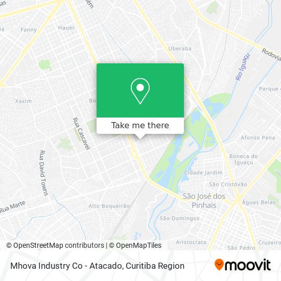 Mhova Industry Co - Atacado map