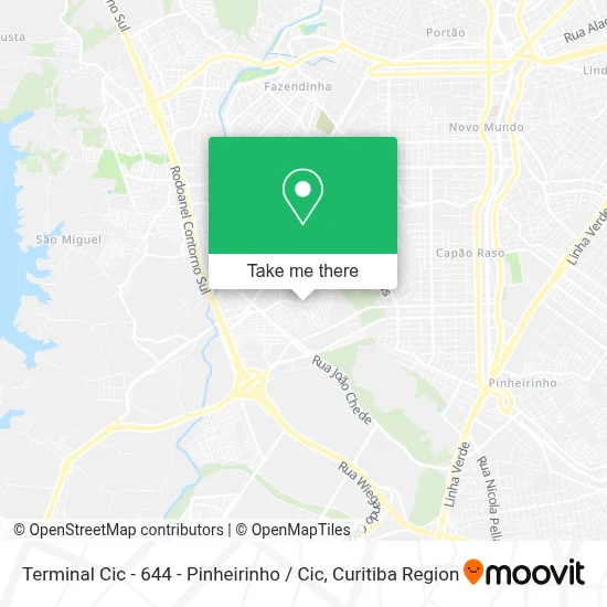 Terminal Cic - 644 - Pinheirinho / Cic map
